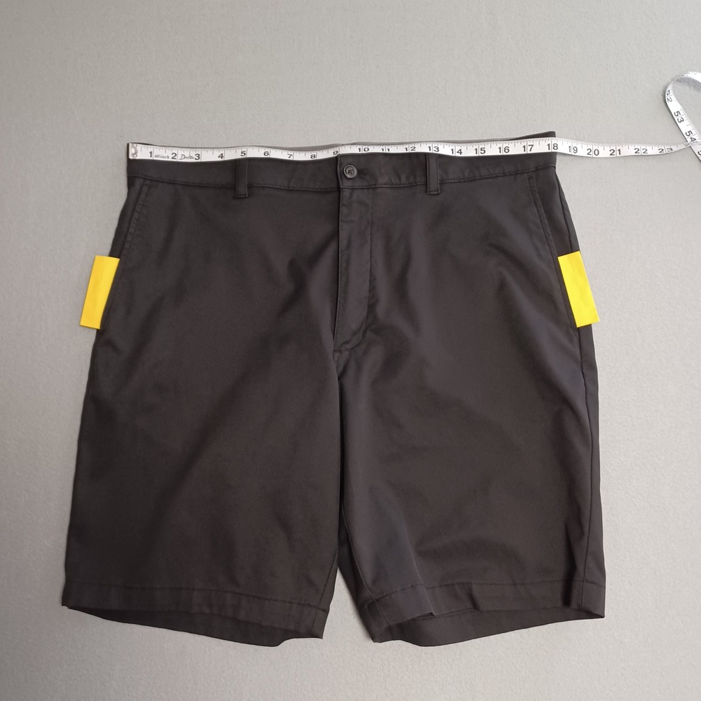 Ben Hogan Golf Shorts Mens 36 Black Performance Flat Front Activewear Comfort